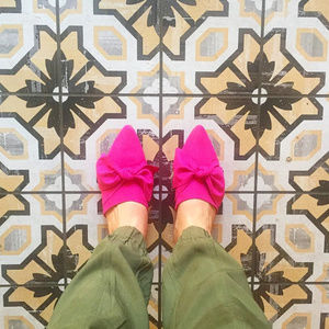 A New Day x Target Rhea Slides-Pink/Fuschia Sz 11